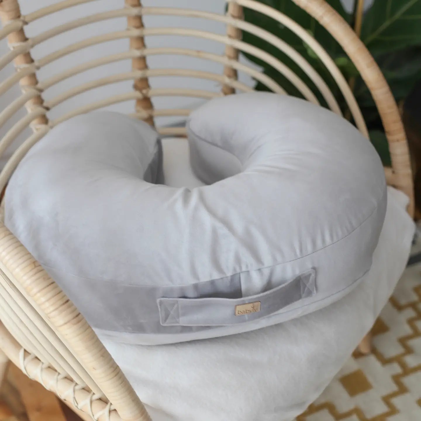 Babyly - Nursing Pillow Corduroy - Light Grey