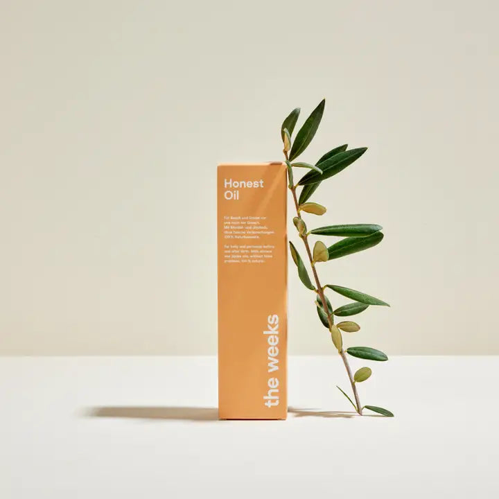 The weeks - Honest Oil - Plejeolie til krop, mave, ar og mellemkød