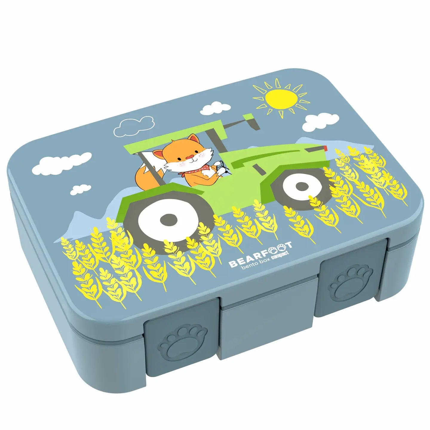 BEARFOOT - Lunch box with compartments - leakproof - Tractor