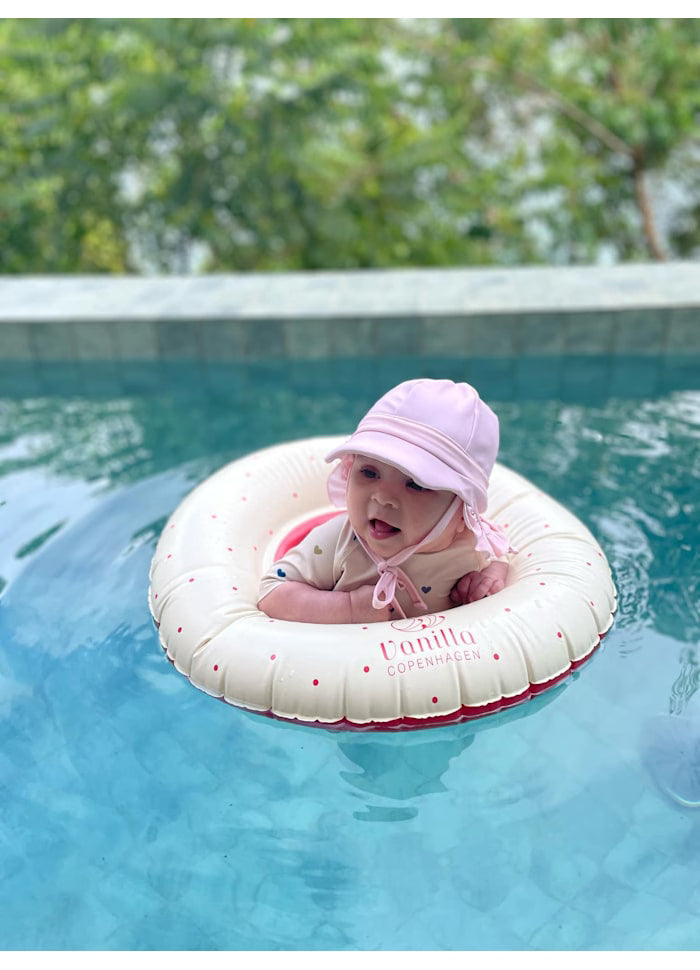 Vanilla Copenhagen - UV Sun Hat - Adjustable - English Rose, with ruffles
