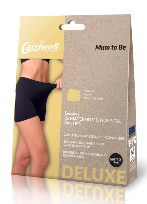 Carriwell - 2 X Deluxe Maternity & efterfødsels trusser