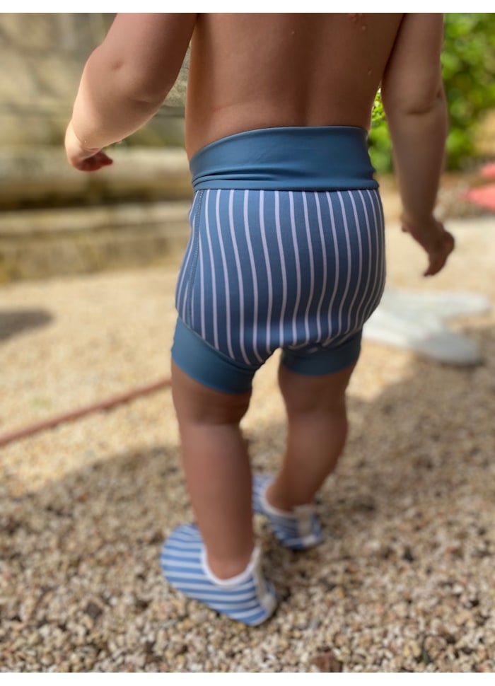 Vanilla Copenhagen - Neoprene swim diaper - Blue Shadow