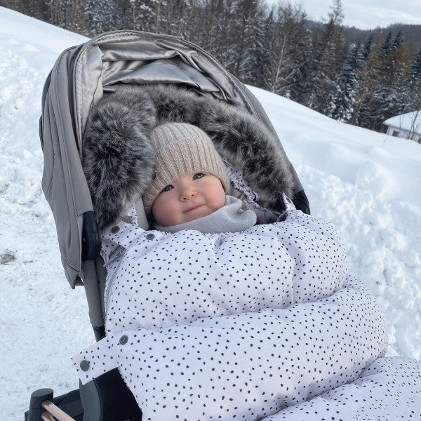 MAYLILY - Vinter sovepose til barnevogn 1-4 år - Rosa